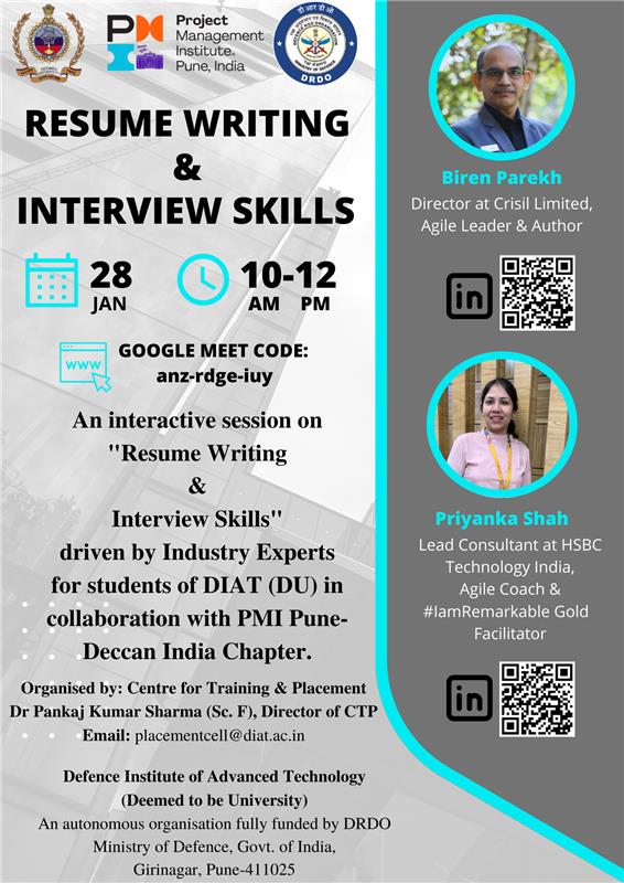 Resume building Session